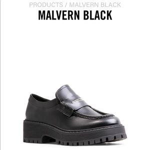 STEVE MADDEN black Malvern platform